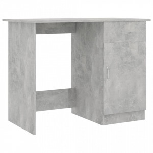 Birou, gri beton, 100 x 50 x 76 cm, PAL - V801084V - Img 2