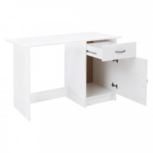 Birou, măsuţă, masă PC, albă, 108 cm - TP42405 - Img 5
