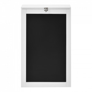 Birou pliabil cu tabla integrata pentru scris, alb - P65373528 - Img 3