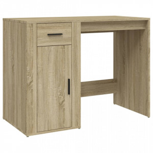 Birou, stejar sonoma, 100x49x75 cm, lemn prelucrat - V816787V