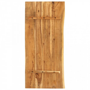 Blat lavoar de baie, 140x52x2,5 cm, lemn masiv de acacia - V286325V