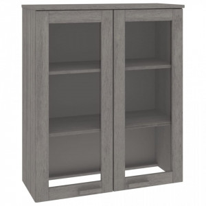 Blat pentru servantă, gri deschis, 85x35x100 cm, lemn masiv pin - V340507V
