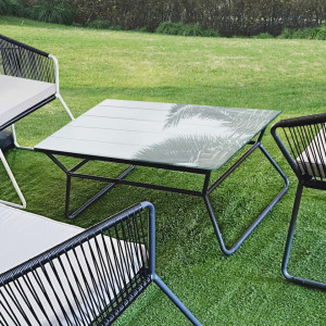 Blat sticla masa/protectie semineu, 120 x 65 cm, ESG sticla securizata, transparenta - P57827244 - Img 4