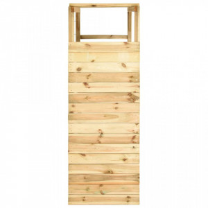 Cadru de cățărare cu poartă de fotbal, 170x60x170 cm, lemn pin - V3059955V - Img 3