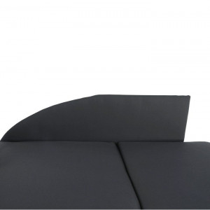 Canapea extensibilă, material textil gri-negru, dreapta, 149x80x90 cm - TP238800 - Img 6