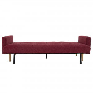 Canapea extensibilă, vişiniu, 214x84x84 cm - TP280891 - Img 10