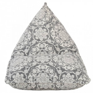 Canapea tip sac, gri, material textil, petice - V287730V - Img 2