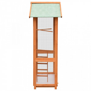 Colivie pasari, 120 x 60 x 168 cm, lemn masiv de pin si brad - V170638V - Img 4
