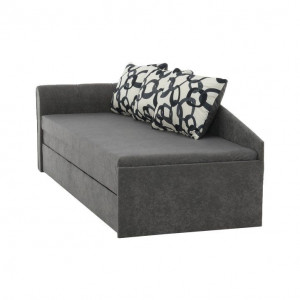 Colţar extensibil, model stânga, 197x78x75 cm, gri - TP74141 - Img 8