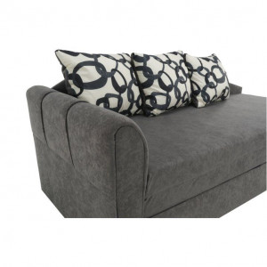 Colţar extensibil, model stânga, 197x78x75 cm, gri - TP74141 - Img 2