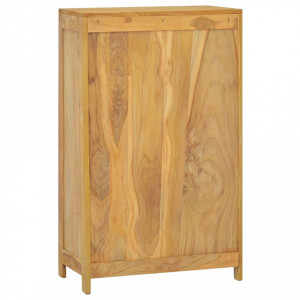 Comodă cu sertare, 55x30x90 cm, lemn masiv tec - V340740V - Img 4
