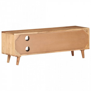 Comodă TV, 115x30x39 cm, lemn masiv de acacia - V322665V - Img 3