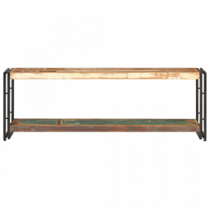 Comoda TV, 120 x 30 x 40 cm, lemn masiv reciclat - V320681V - Img 2