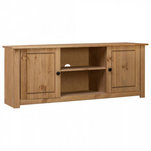 Comoda TV, 120 x 40 x 50 cm, lemn masiv de pin - V282670V