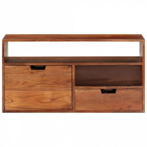 Comodă TV, 80x30x42 cm, lemn masiv de acacia - V340302V