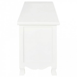 Comoda TV, alb, 120 x 30 x 40 cm, lemn - V249888V - Img 4