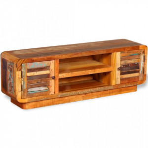 Comoda TV din lemn masiv reciclat 120 x 30 x 40 cm - V244018V - Img 1