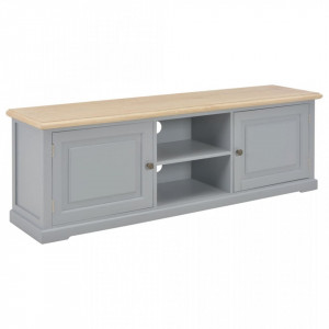 Comoda TV, gri, 120 x 30 x 40 cm, lemn - V249885V