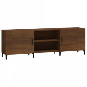 Comodă TV, stejar maro, 150x30x50 cm, lemn prelucrat - V817506V - Img 1
