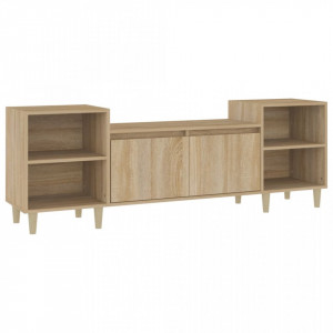 Comodă TV, stejar sonoma, 160x35x55 cm, lemn prelucrat - V821191V