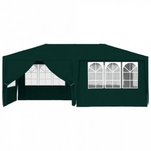 Cort de petrecere profesional cu pereți verde 4 x 6 m 90 g/m² - V48538V - Img 3