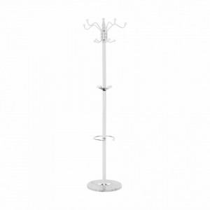 Cuier de podea, tip pom, alb, 37x37x175 cm - TP234457 - Img 7