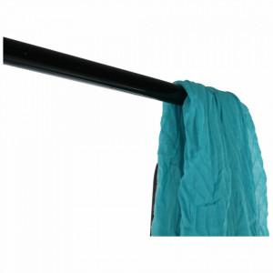 Cuier hol metalic, negru, 66x30x190 cm - TP234463 - Img 5