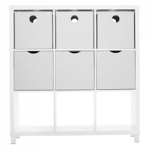 Dulap biblioraft, alb, 111x29x83 cm - TP69942 - Img 15