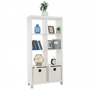 Dulap biblioraft, alb, 76x29x83 cm - TP69938 - Img 10