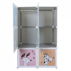 Dulap modular pentru copii, gri - TP288642 - Img 3