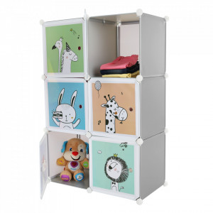 Dulap modular pentru copii, gri - TP288642 - Img 14