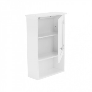 Dulap suspendat cu oglindă, alb, 40x16x60 cm - TP228293 - Img 14