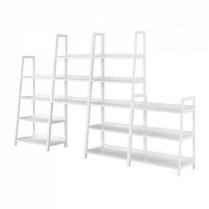 Etajeră multifuncţională cu 3 rafturi, albă - TP272247 - Img 10