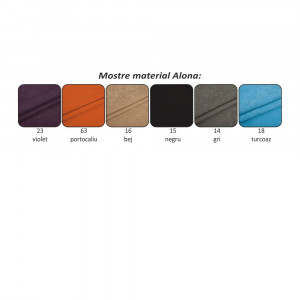 Fotoliu cu taburet, material albastru - TP211107 - Img 2