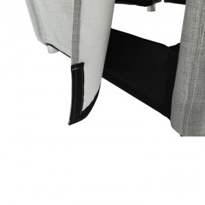 Fotoliu reglabil, material textil gri - TP95582 - Img 14