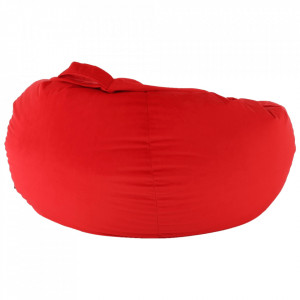 Fotoliu tip sac, material textil roşu, 75x100 cm - TP258196 - Img 10
