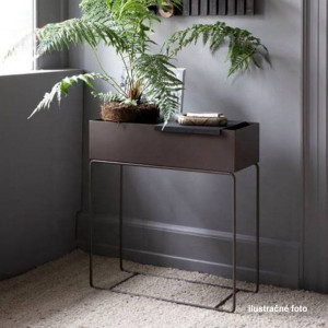 Ghiveci de flori din metal multifuncţional, gri deschis Taupe - TP237387 - Img 13