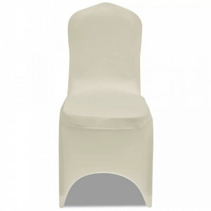 Huse elastice pentru scaun, 100 buc., crem - V274768V - Img 2