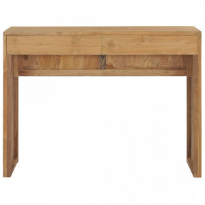 Masa consola, 100 x 35 x 75 cm, lemn masiv de tec - V288842V - Img 3