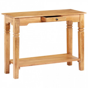 Masă consolă, 100x40x76 cm, lemn masiv de acacia - V338033V - Img 3