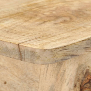Masa consola, 115 x 40 x 75 cm, lemn masiv de mango nefinisat - V282748V - Img 2