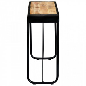 Masa consola, 140 x 35 x 76 cm, lemn masiv de mango nefinisat - V247869V - Img 4