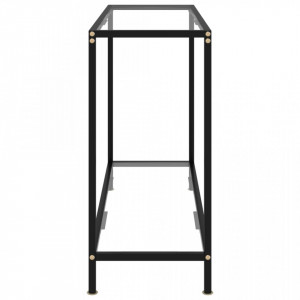 Masa consola, transparent, 100 x 35 x 75 cm, sticla securizata - V322835V - Img 3