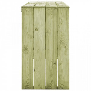 Masa de bar, 170 x 60 x 110 cm, lemn de pin tratat - V44902V - Img 3