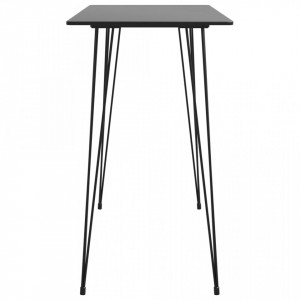Masa de bar, negru, 120 x 60 x 105 cm - V248143V - Img 3