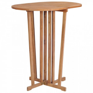 Masă de bar pliabilă, 90x65x105 cm, lemn masiv de tec - V319149V