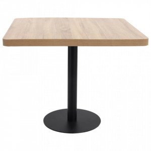 Masa de bistro, maro deschis, 80 x 80 cm, MDF - V286433V - Img 2