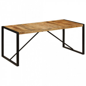 Masa de bucatarie, 180 x 90 x 75 cm, lemn masiv de mango - V247414V
