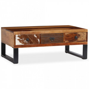 Masa de cafea, lemn masiv de palisandru 90x50x35 cm - V244936V