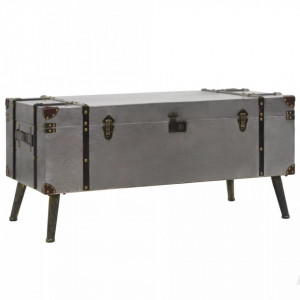 Masa de cafea, MDF si aluminiu, 102x51x47,5 cm - V245759V
